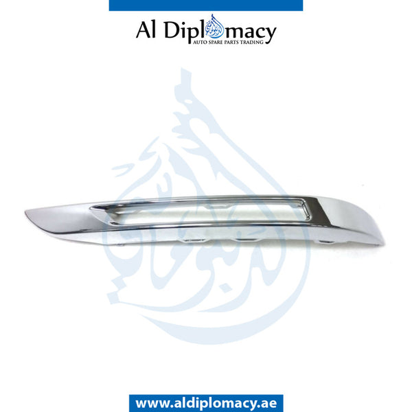 Front Right Lower BUMPER FOG LAMP GRILLE CHROME MOLDING for Mercedes-Benz GLK Class X204 (2010-2015) models, Part Number T-2048853474-CN